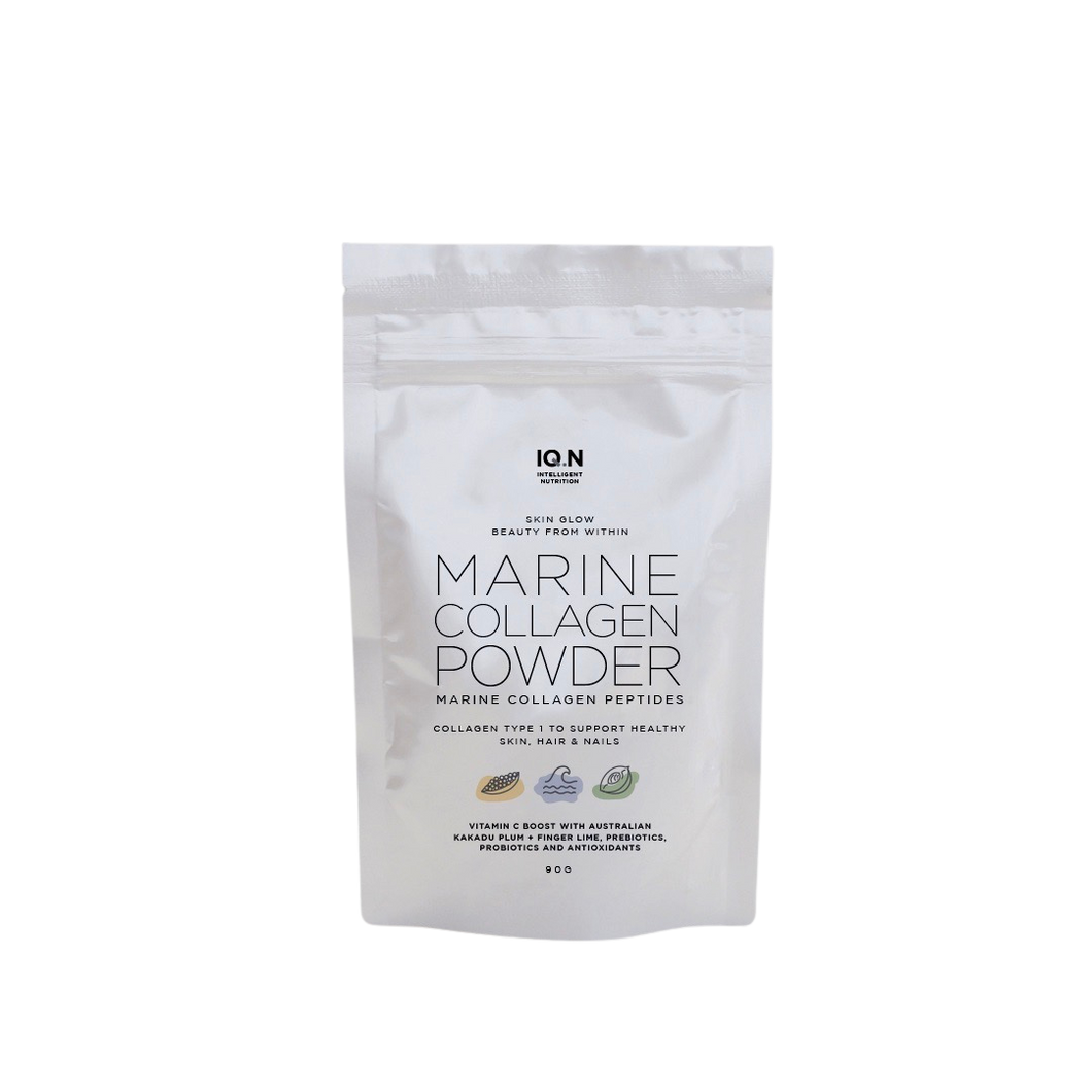 Skin Glow Marine Collagen Beauty Powder with PEPTAN® MARINE, Kakadu Plum and Finger Lime 90g