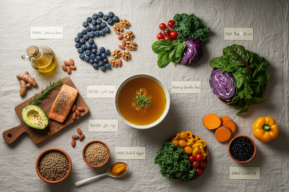 7-Day Brain Health Meal Plan: A Week of Whole-Food Eating Inspired by the World's Healthiest Diets