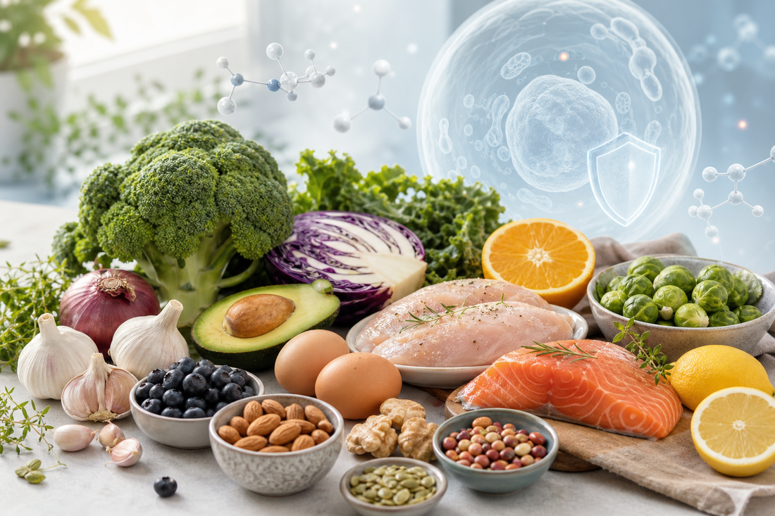 Optimising Glutathione Naturally: How Food Supports the Body’s Antioxidant Defences