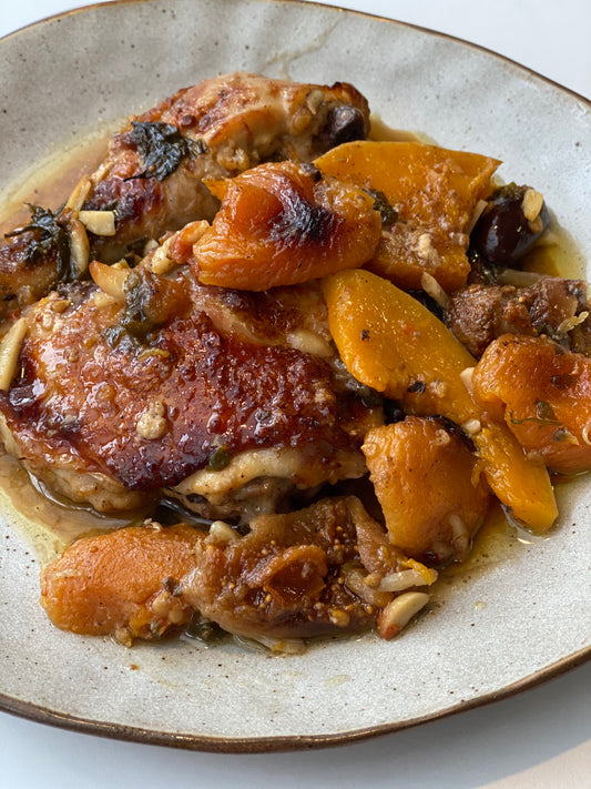 Zesty Lemon Chicken Tagine