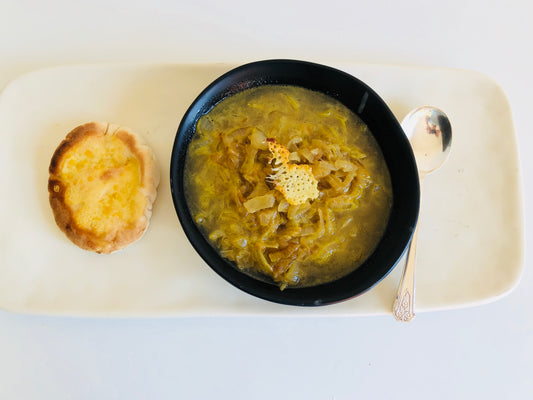 French Onion Soup with  Bone Broth - Recipe