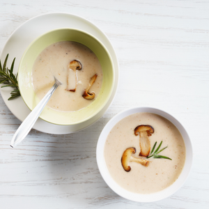 Creamy Mushroom Soup with Miso