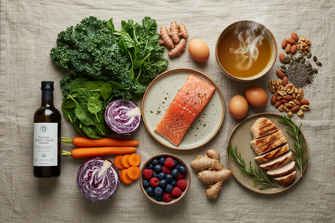 Best Diet for Neuroinflammation, Brain Blood Flow &amp; Cognitive Health: Foods, Recipes & Lifestyle Strategies to Support Brain Function Naturally