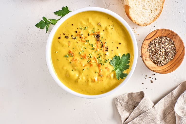 Carrot, Ginger, Pear Soup by Mind Body Green