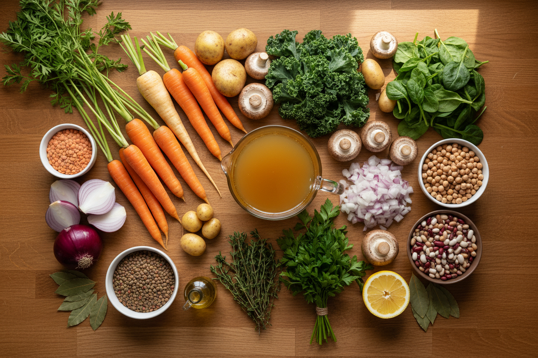 Vegetable-Forward Nourishing Soups: Healthy Bone Broth Soup Recipes for Every Season