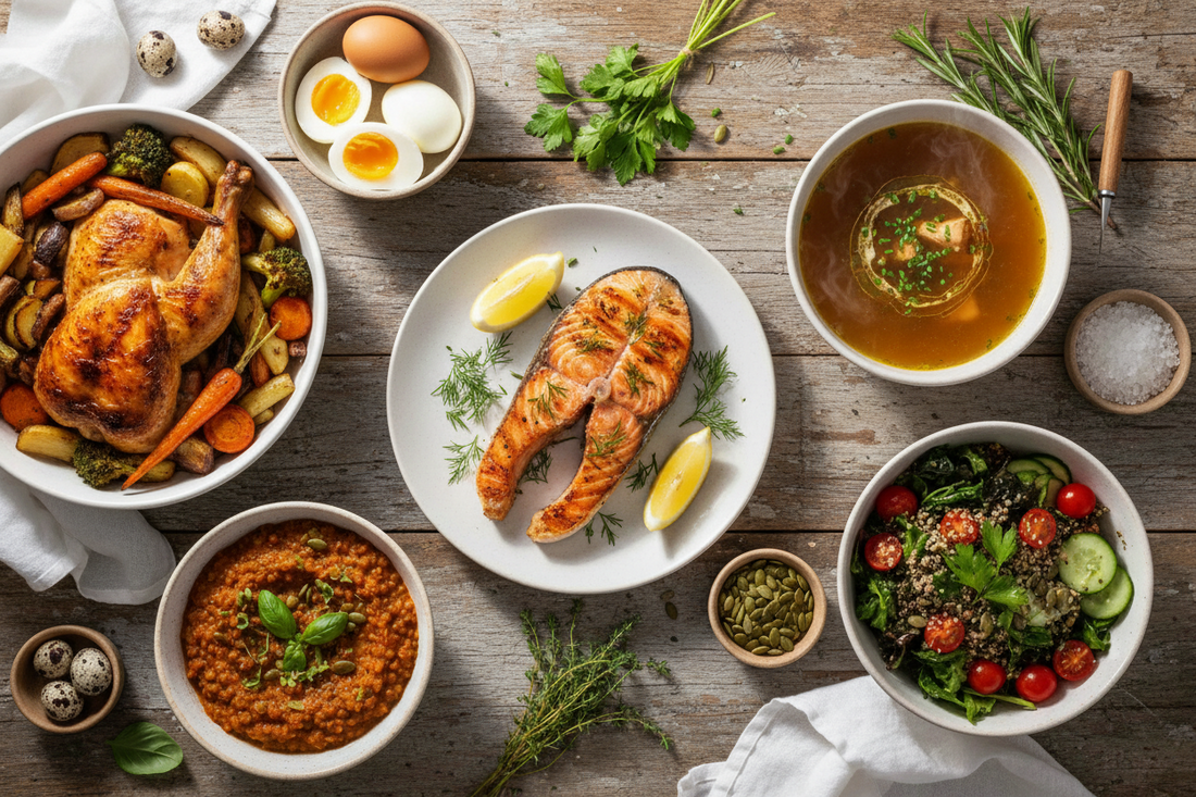 High-Protein Recovery Meals: 25 Whole-Food Meals That Support Recovery Naturally