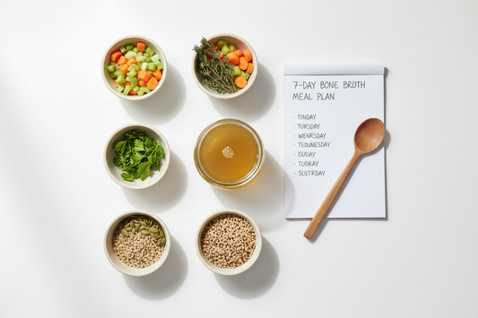 7-Day Bone Broth Meal Plan: Gut Health, Energy & Easy Daily Nutrition