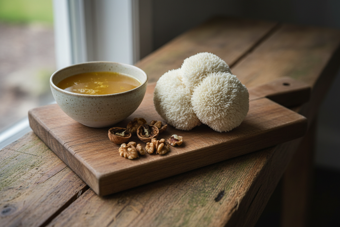 Lion’s Mane Mushroom: Benefits for Brain Health, Focus &  How to Use It in Culinary & Functional Ways (With Recipes)