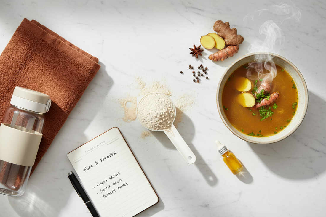 Recovery Nutrition: How Collagen & Bone Broth Support Muscle, Joint & Connective Tissue Health