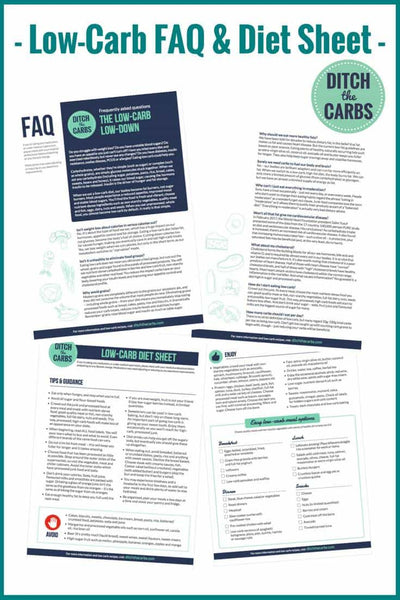 The low-carb low-down – FAQs by ditchthecarbs.com