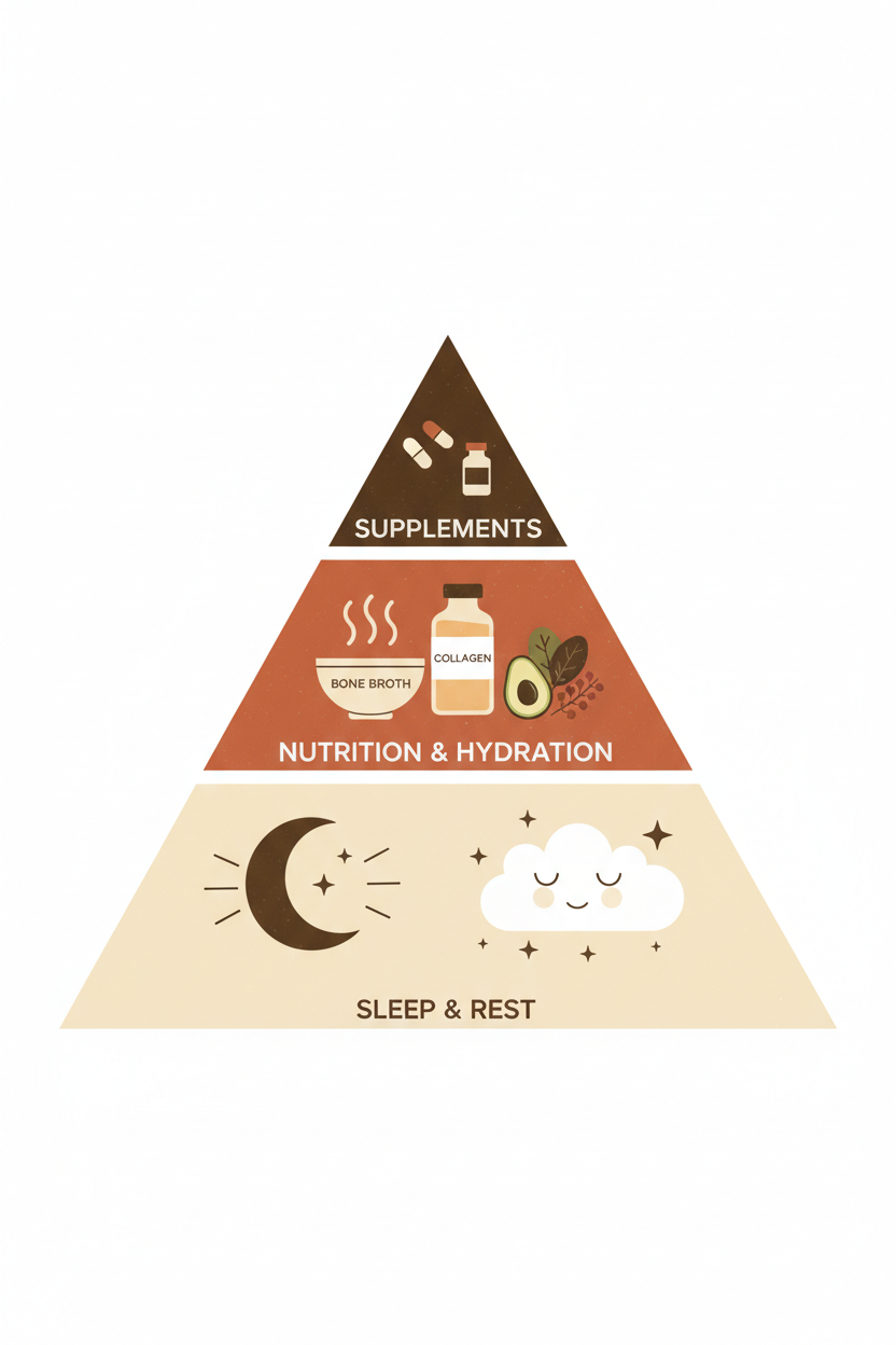 The Recovery Pyramid Explained: Build the Foundation Before You Buy Another Supplement