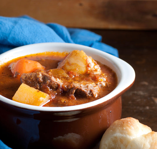 Greek Beef Stew In Tomato Sauce- Greek Comfort Food