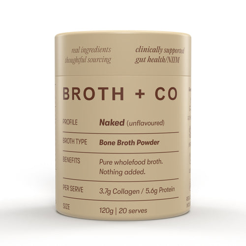 NAKED Bone Broth Powder - Powder 120g (20 Serves)
