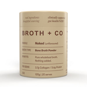 NAKED Bone Broth Powder - Powder 120g (20 Serves)