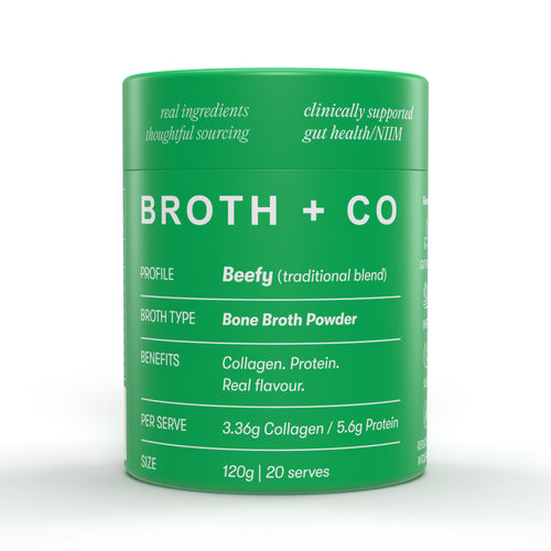 Aussie Bone Broth Coming Soon Beefy Bone Broth Powder - Powder 100g (20 Serves)