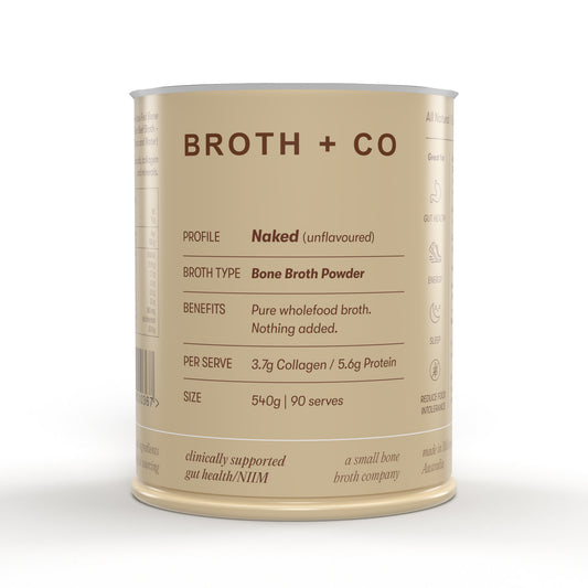 NAKED Bone Broth Powder 540g - Broth And Co.