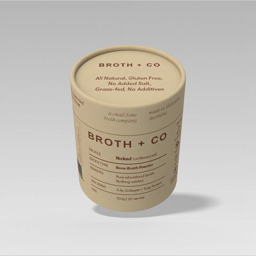 Aussie Bone Broth Coming Soon NAKED Bone Broth Powder - Powder 100g (20 Serves)