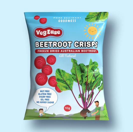 VegEase Beetroot Crisps, Freeze Dried Chips 10g