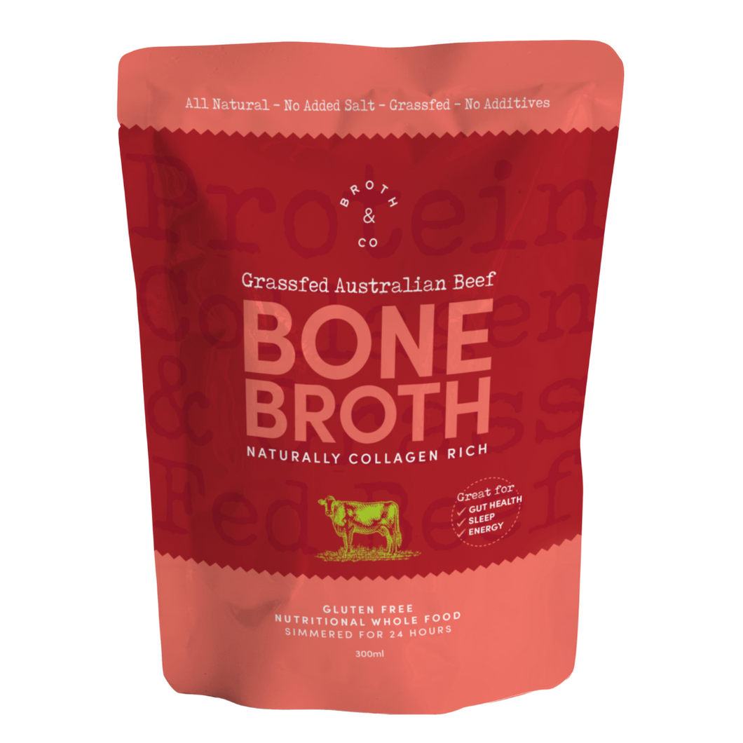 Beef Bone Broth Liquid - 300ml Pouch x 1